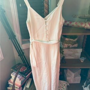 Little Moon Cream Buttoned Top